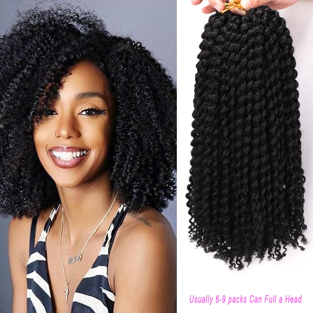 

ombre hair extensions synthetic marlybob jerry curl jamaican bounce crochet hair afro kinky curly crochet braids 14 20'' In Bulk