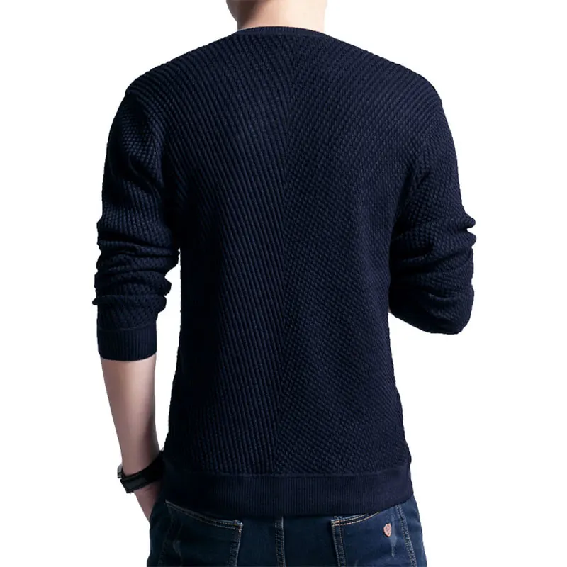 2020 New Sweater Men Casual V-Neck Pullover Men Autumn Slim Fit Long Sleeve Shirt  Sweaters Knitted Cashmere Wool Pull Homme