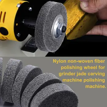 

5PCS 75mm Gray Fiber Grinding Wheel Polishing Wheel Grinder Ceramic Abrasive Grinding Wheel for Metal Ceramics Marble