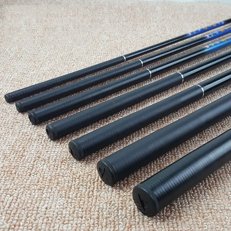 Stream fishing rod Thread FRP Telescopic fishing rod 1.9m - 5.4m Ultralight Hard Fishing Pole for Stream Freshwater JT-Drop Ship