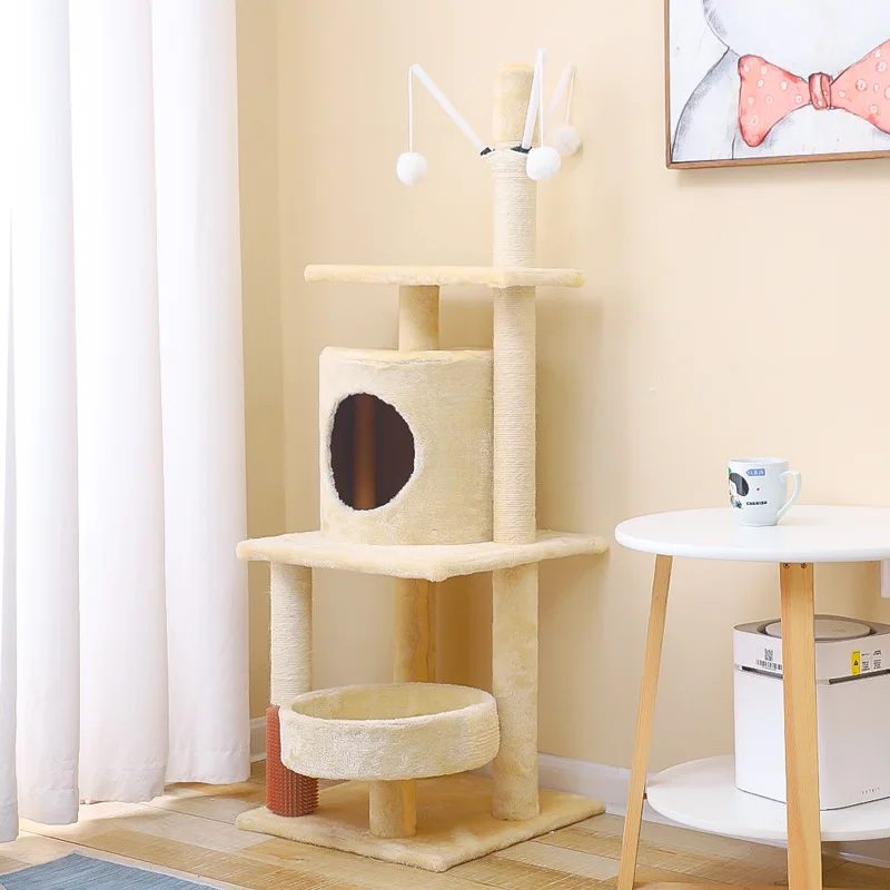 

Pet Cat Tower Tree Scratching Furniture Muppet Cat Hammock Cat Climbing Furniture Pet Home Hammock Cat Climbing House Tree