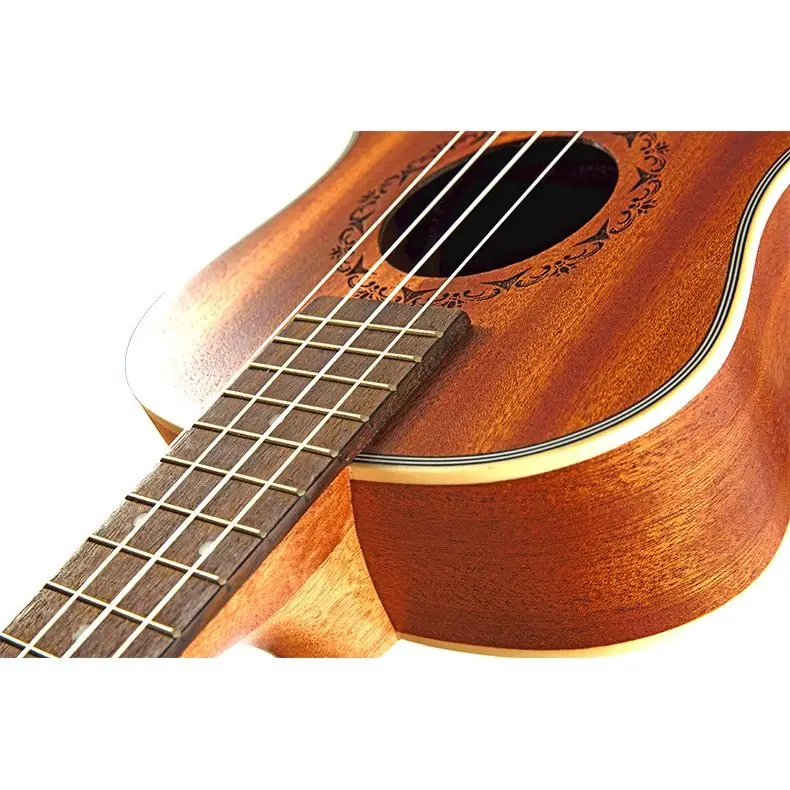 Укулеле Лады для гитары Sapele палисандр 4 струны Гавайская гитара УКУ Акустическая гитара Ukelele