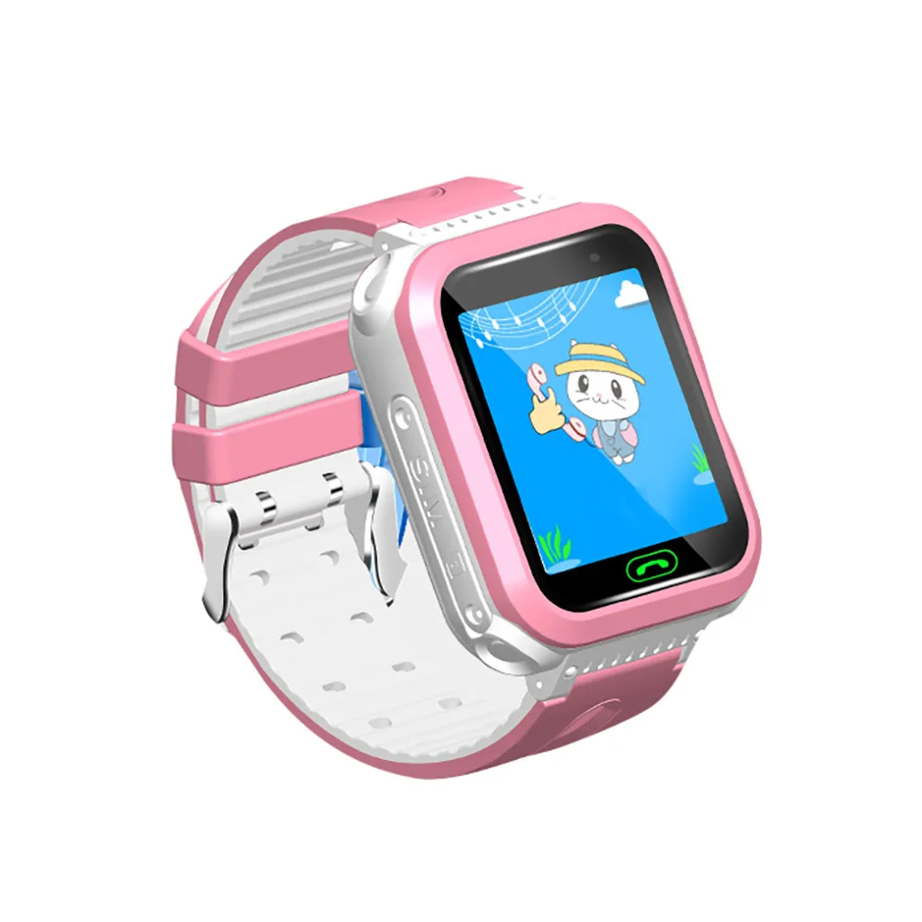 Pink 20 DS63 умный Браслет позиционирование дети Безопасный Смарт-часы Детские анти-потери часы с функцией sos детские Смарт-часы для детей - Цвет: Pink