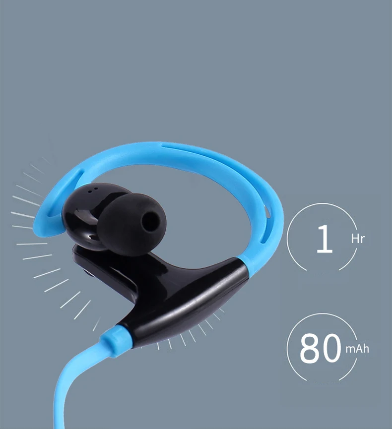 YCH-10 сзади Висячие Bluetooth 4,1 CV6.0 пыленепроницаемые шумоподавление спортивные наушники подключенные ПК Android IOS смартфон головные уборы