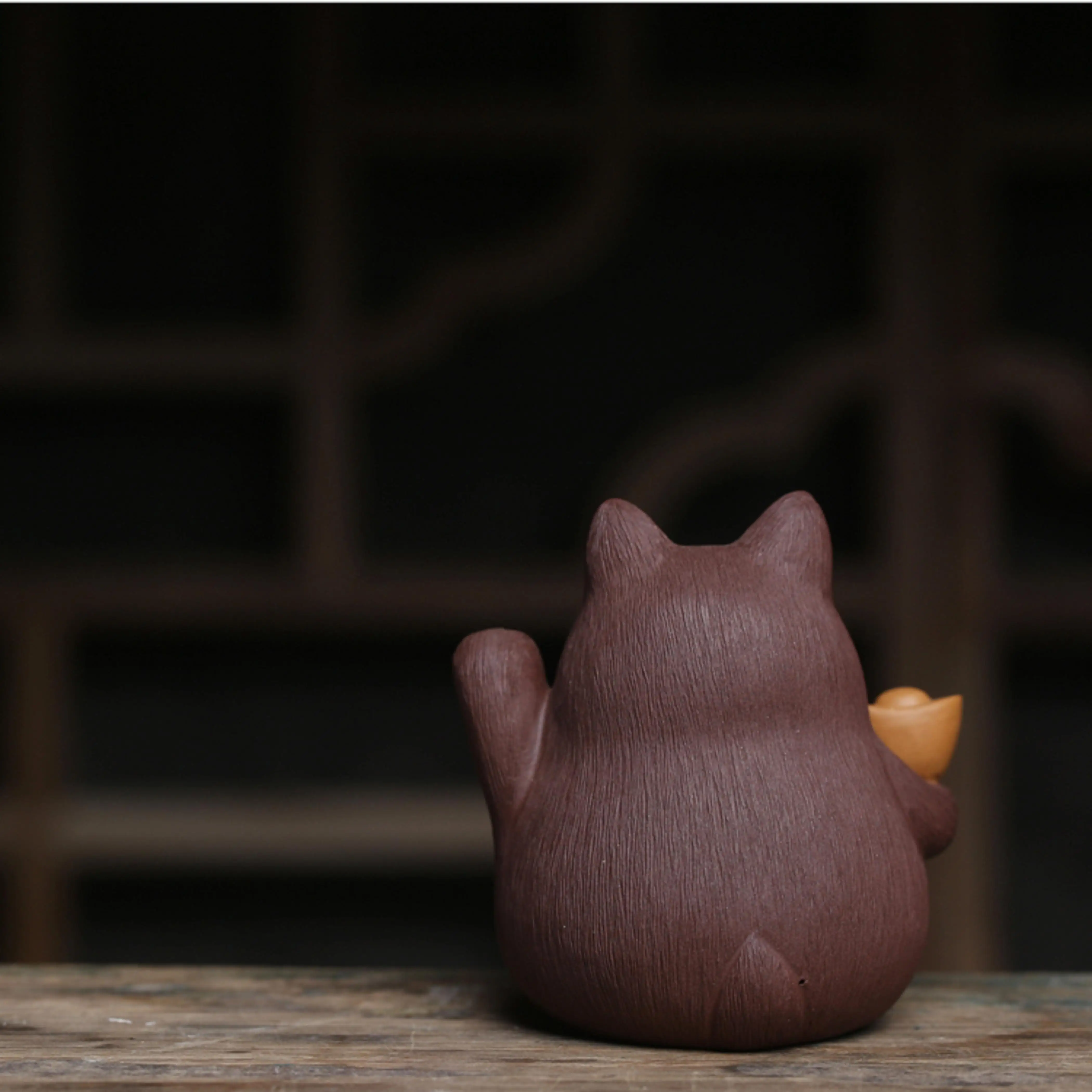 Японский стиль | Тайский Китайский Резная чайная игра zisha чайные игрушки питомцы