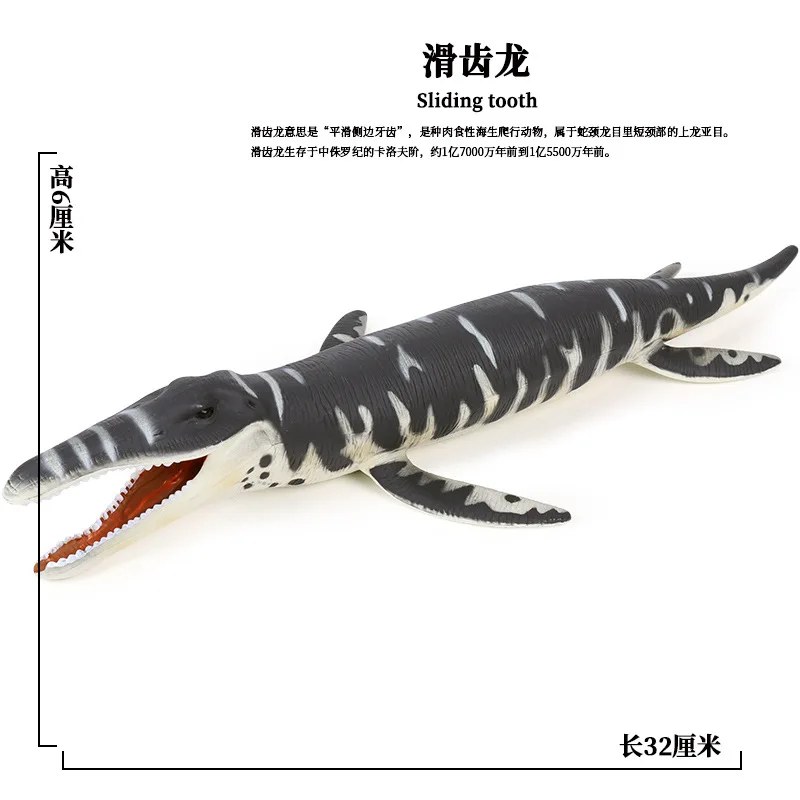 Детская модель, динозавр Юрского периода, модель океанов, динозавр, Mosasaurs, горка, зуб, дракон, динозавр, гараж, набор, игрушка для украшения