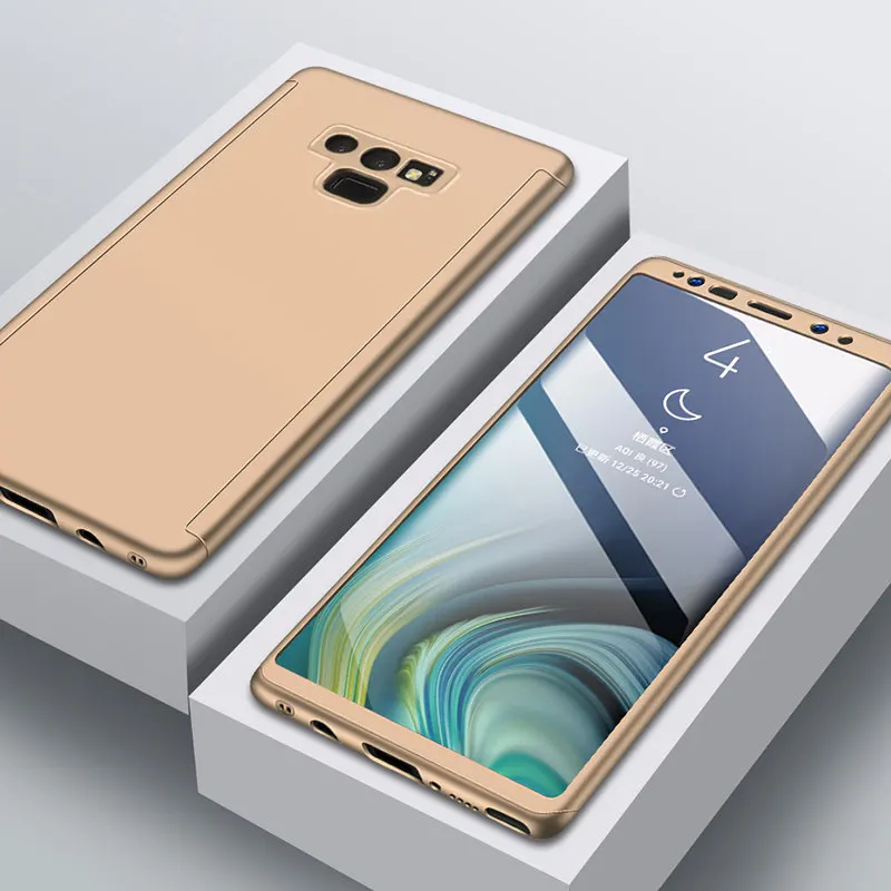 Золотой Противоударный полный чехол s для samsung Galaxy S10 S9 S8 Plus S7 S6 Edge S10E чехол жесткий чехол для телефона для Galaxy Note 9 8 10 Pro - Цвет: Золотой
