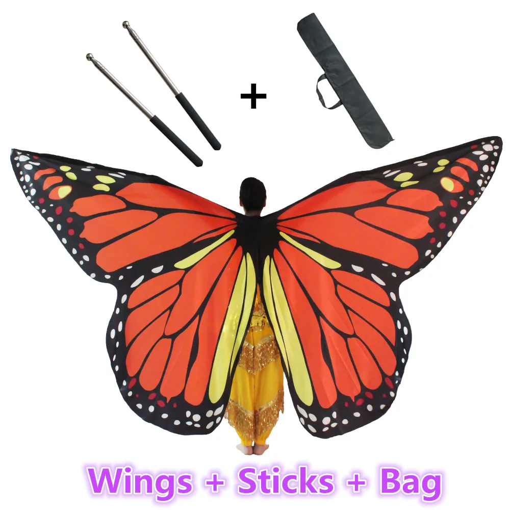 Butterfly Wings Performance Costume for Belly Dance and Cosplay