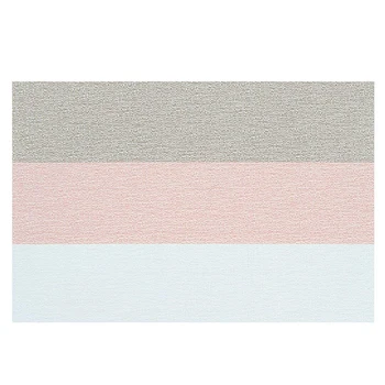 

Anti-Skid Placemat Washable Dining Table Mats Heat Resistant Decorative Placements Woven Vinyl Place Mats Pack Of 4PCS(Pink)