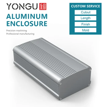 

H12 95W55H /3.74''*2.17''Bending aluminum tool box electronic enclosure aluminum project box