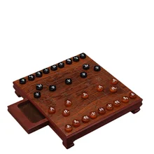 

Mini chess small chess board wooden agate portable table