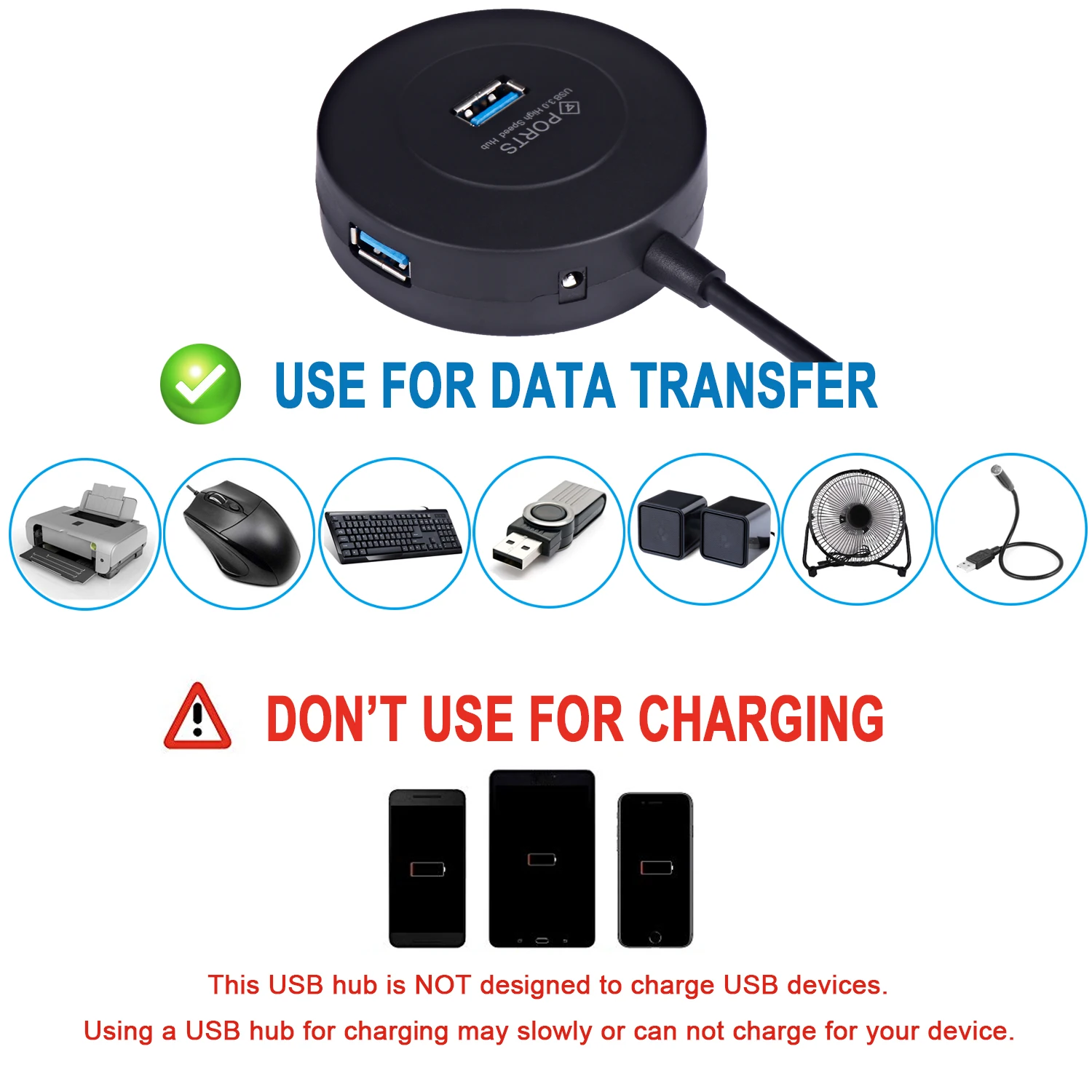 Usb-концентратор 3,0 мульти USB-C 3,0 концентратор разветвитель 3,0/2,0 4 порта кабель 30 см/60 см микро несколько USB порт расширитель для ПК компьютера