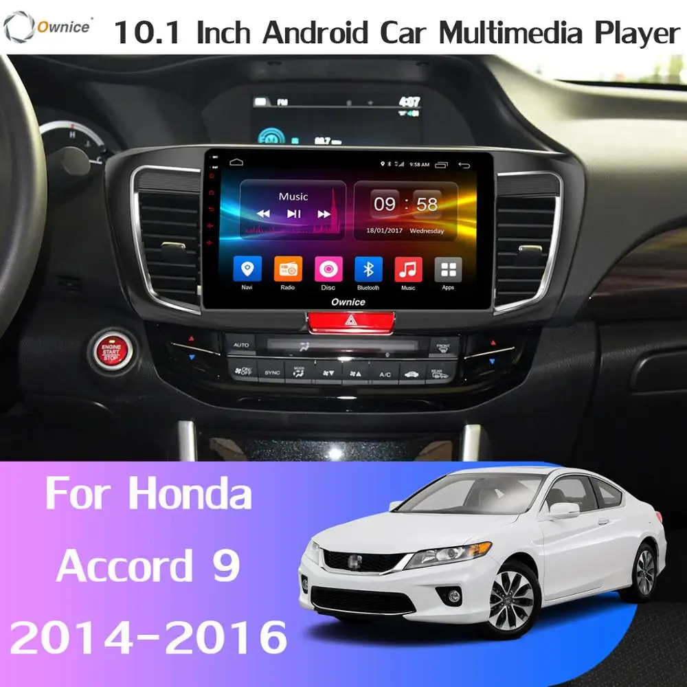 360 ° камера 4G SIM 8 ядерный Android 9,0 4G+ 64G gps радио CarPlay SPDIF DSP Автомобильный плеер для Honda Accord 9