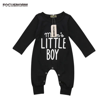 

Pudcoco US Stock New Casual Newborn Infant Baby Boy Girl One-Pieces Romper Print Letter Jumpsuit Long Sleeve Outfits Clothes