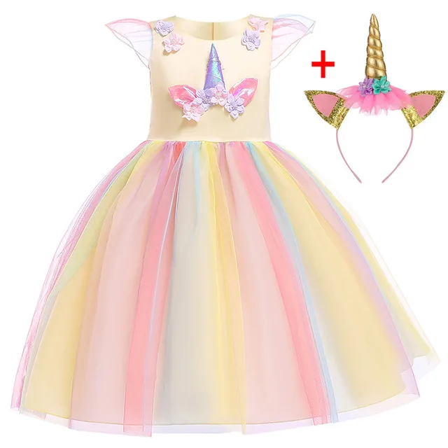 Vestido-unicornio-navidad-ni-os-vestidos-para-ni-as-Moana-Elsa-disfraz-ni-as-princesa-vestido.jpg_640x640