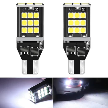 

2PCS LED T15 W16W CANBUS Car Backup Reserve Lights Bulb NO ERROR Tail Lamp for Lada Granta Niva Priora Kalina Xray Vesta 12v
