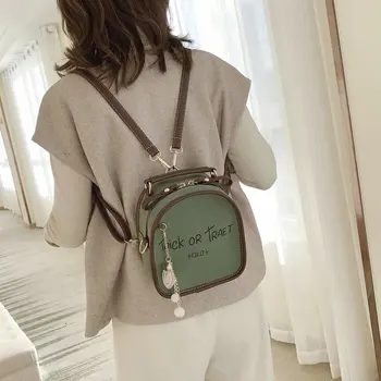 

2020 New Style Multi-Purpose Shoulder Pu Backpack Women's Fashion Simple Mini Backpack