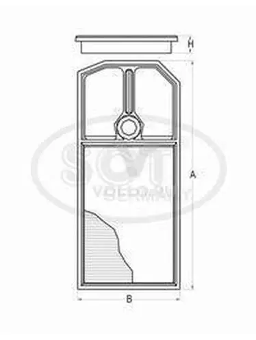 SCT SB 2281 Воздушный фильтр SB2281