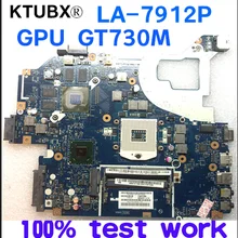 KTUXB Q5WVH LA-7912P для ACER V3-571G E1-571G V3-531G E1-531G Тетрадь материнская плата PGA989 HM77 GT730M 4G DDR3 Тесты работы