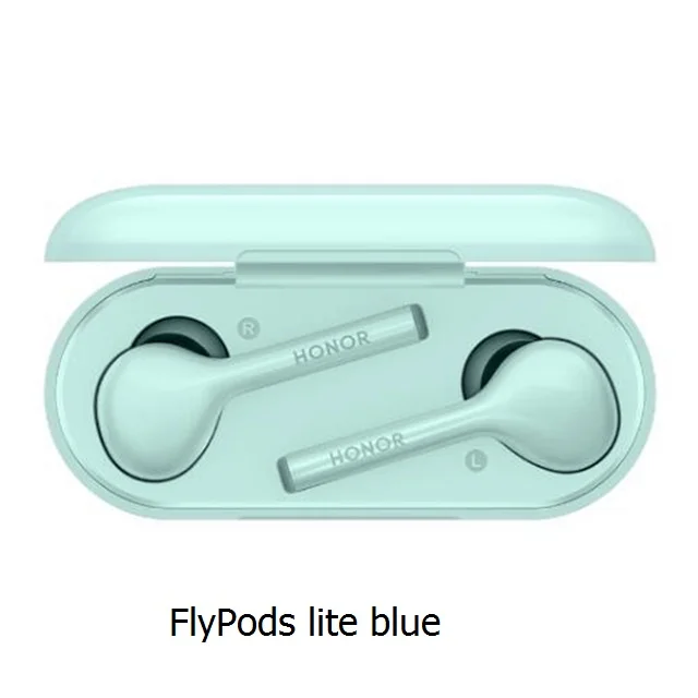 Huawei FlyPods Pro FlyPods lite, беспроводные наушники, Bluetooth 5,0, водонепроницаемые, IP54, Беспроводная зарядка - Цвет: FlyPods lite blue