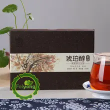 Пуэр Лао Тонг Чжи Ripe Hu Po Chun чай кирпич Haiwan Shu чай 250 г