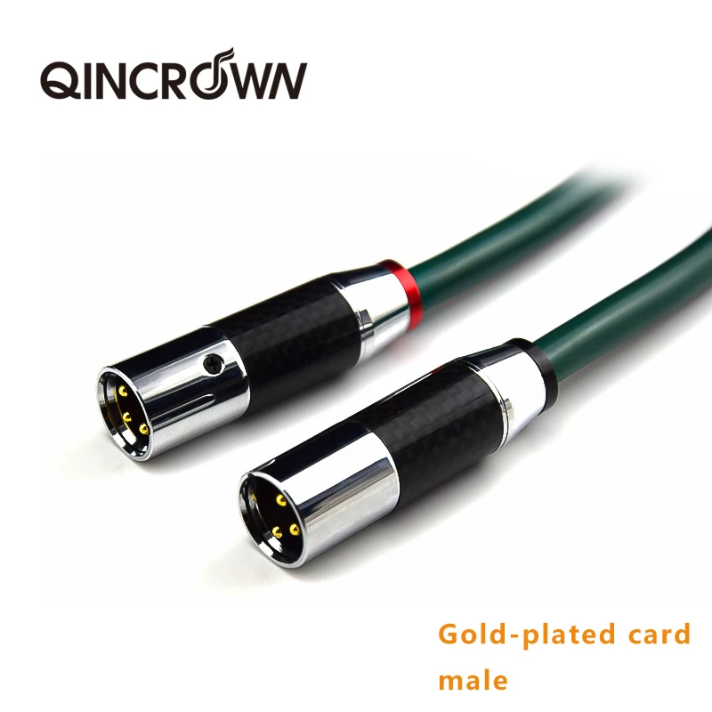 QINCRQWN одна пара FA 220 Hifi XLR кабель высокого качества OCC 2 папа мама аудио Hifi|Кабели VGA| |