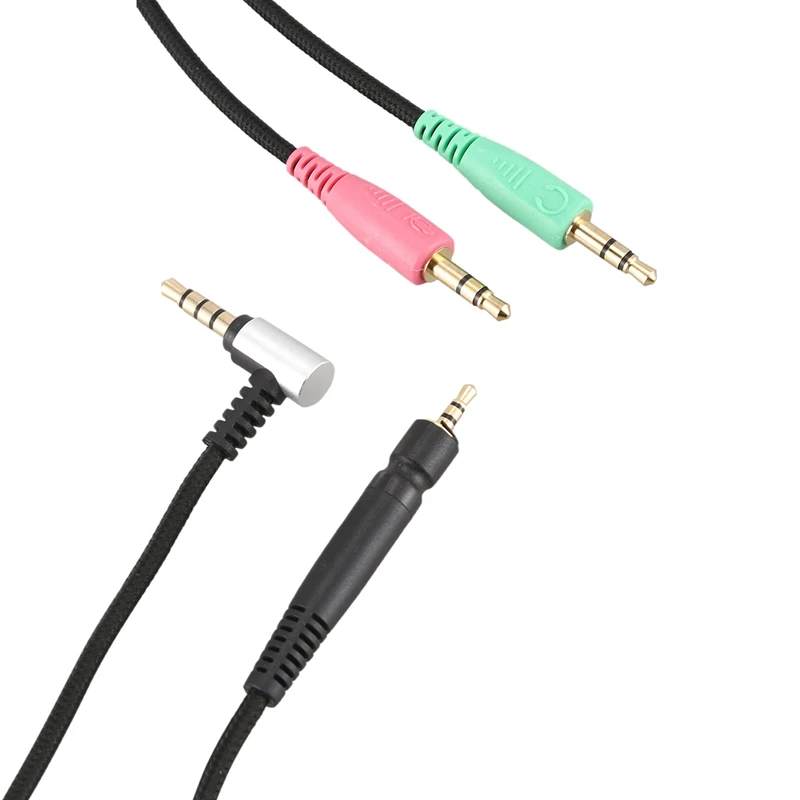 2 Pcs Replacement Cable for Sennheiser G4Me One Game Zero 373D Gsp 350 Headphones 2 Meters 1 2 Meters