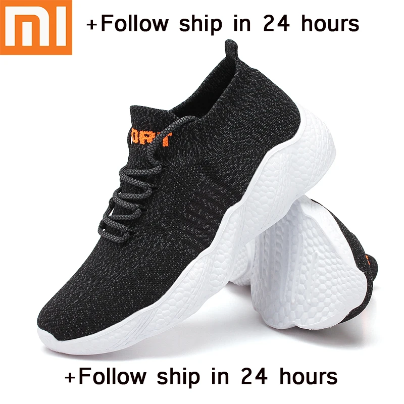 Xiaomi, новинка, мужская повседневная обувь, Top Tech, 200 г, плюс 12 вес, кроссовки для мужчин, Brathable, летняя обувь для бега, для взрослых, дропшиппинг - Цвет: Черный