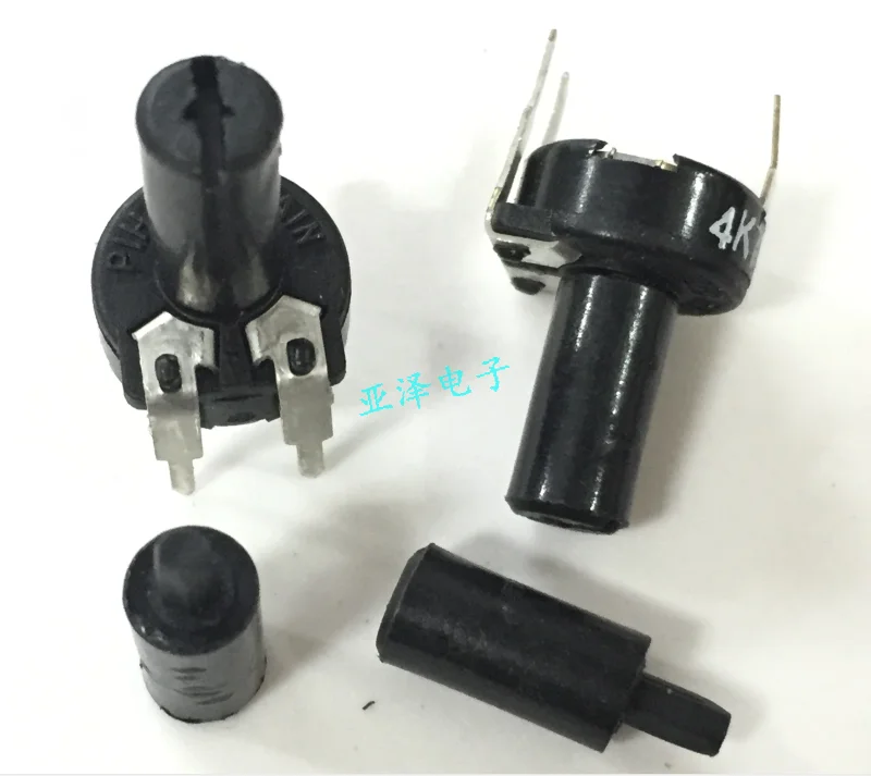 30PCS PT10 Fine-tuning potentiometer Rotary handle 10MM Adjusting rod 6 angle inner hole Adjustable resistance |