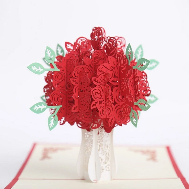 26 стилей красивый Забавный подарок для сувенира 3D раскладная открытка на день