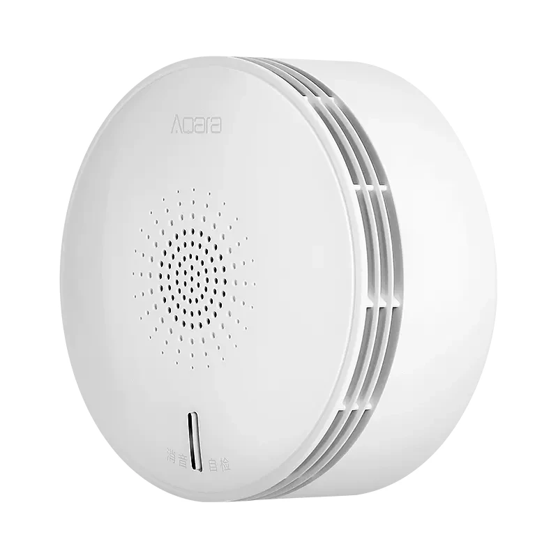 Белый Xiaomi Mijia Aqara NB-IoT датчик дыма приложение безопасности удаленный сигнал тревоги звук и светильник напоминание в режиме реального времени монитор работа с Mihome APP - Цвет: Белый