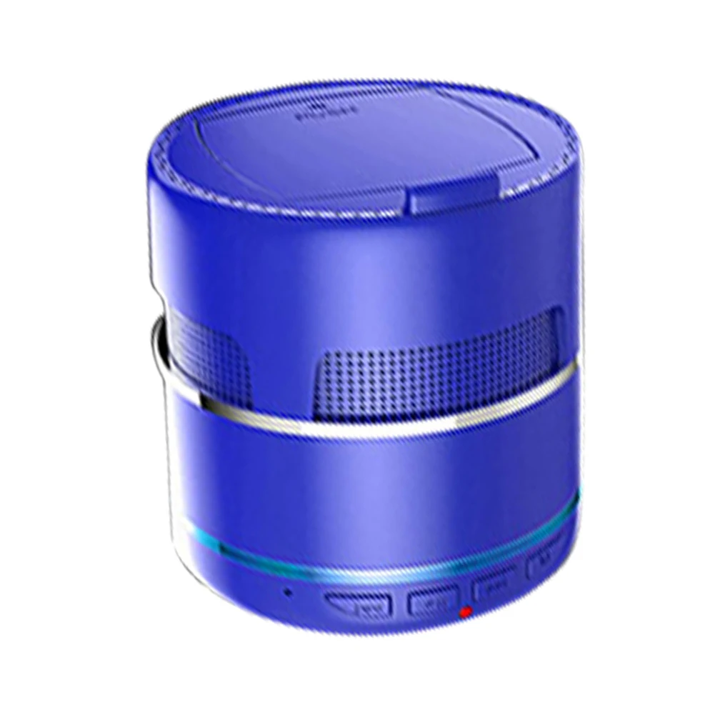 HiFi стерео Bluetooth динамик без потерь мини ABS батарея питание Поддержка TF карты многофункциональный портативный объемный звук fm-радио - Цвет: Синий