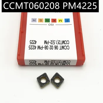

10PCS CCMT060208 PM4225 Carbide Insert Turning Tool Turning Milling Cutter CNC Cutting Tool Slot Cutting PM 4225
