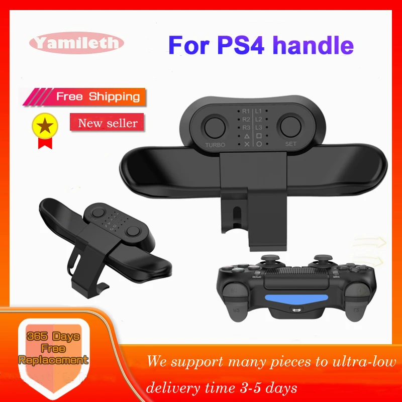 For PS4 Controller Extended Gamepad Back Button Attachment For DualShock4 Joystick Paddles Rear