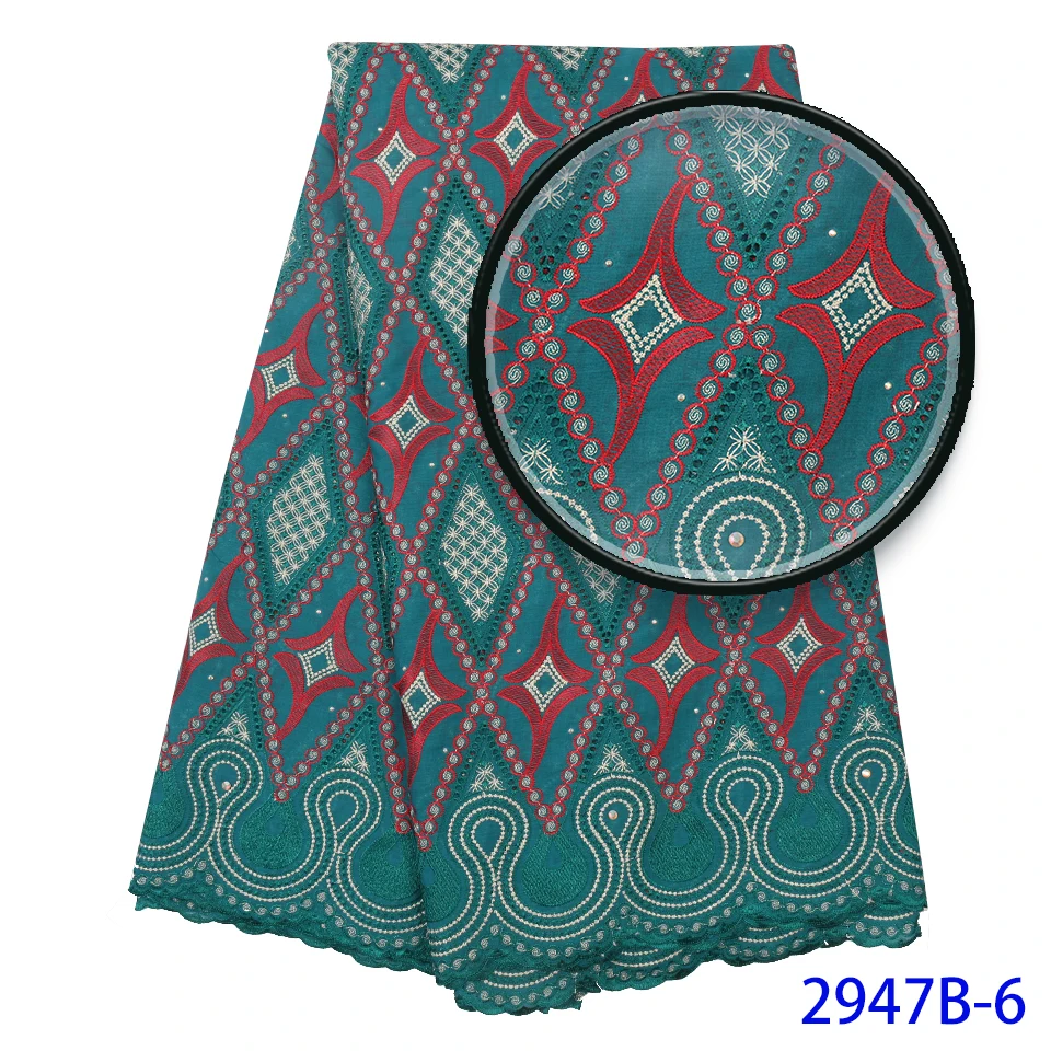 Африканская кружевная ткань Австрия швейцарская вуаль кружева в швейцарской нигерийской хлопковой кружевной ткани для вечерних платьев QF2947B-4
