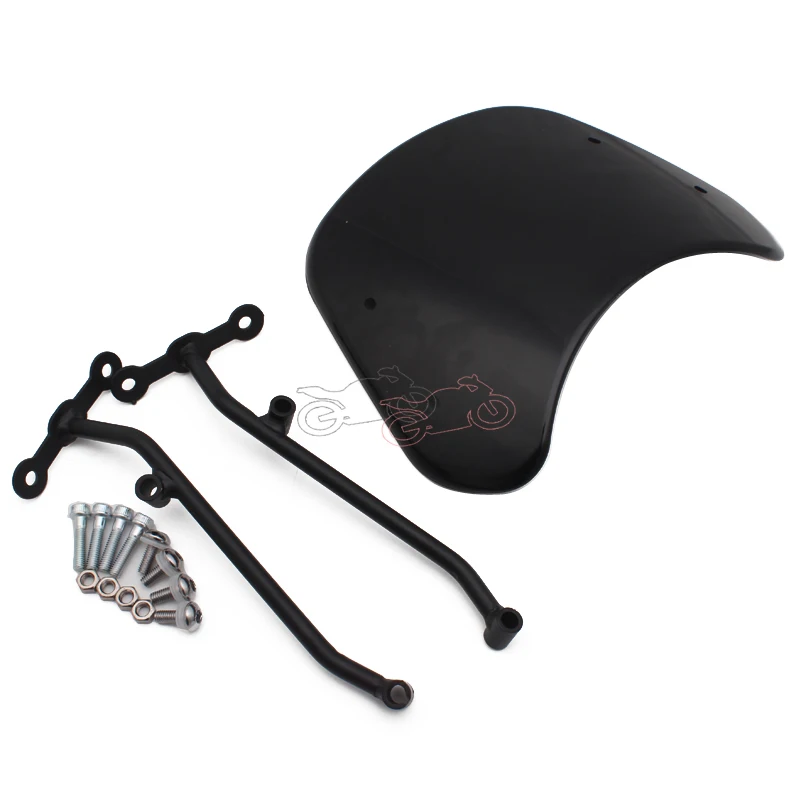 

Motorcycle Fairing Black ABS Plastic Front Windshield Windscreen Wind Deflector Protector for Benelli Leoncino 500