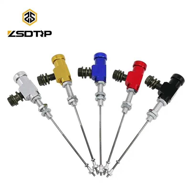 Zsdtrp 1pc Cnc Aluminum Motorcycle Hydraulic Clutch Master Cylinder Rod Brake Pump M10x1 25mm