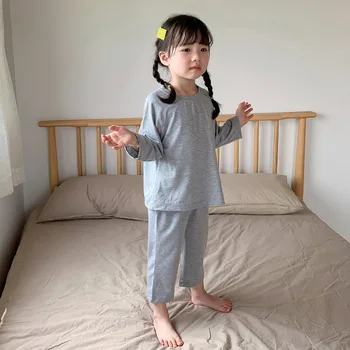 

2020 Spring Summer Kids Pajamas Baby Boys Girls Clothing Sets Kid Clothes Pijamas Sets Children Sleepwear Tops And Pants Suits