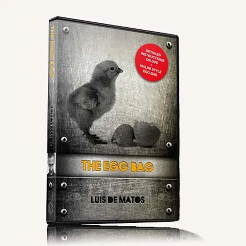 EMC The Egg Bag(DVD и скрытое приспособление)-волшебный трюк, аксессуары, ментализм, сцена, крупным планом, комедия, игрушки Magia, шутка, классика
