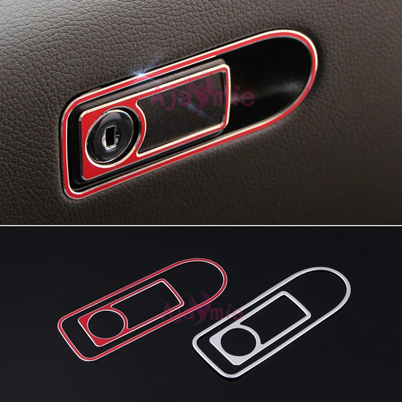 For Mercedes Benz Interior Moulding C Class GLC C200 Glove Box Handle Cover Trim Car Styling Accessories | Автомобили и мотоциклы