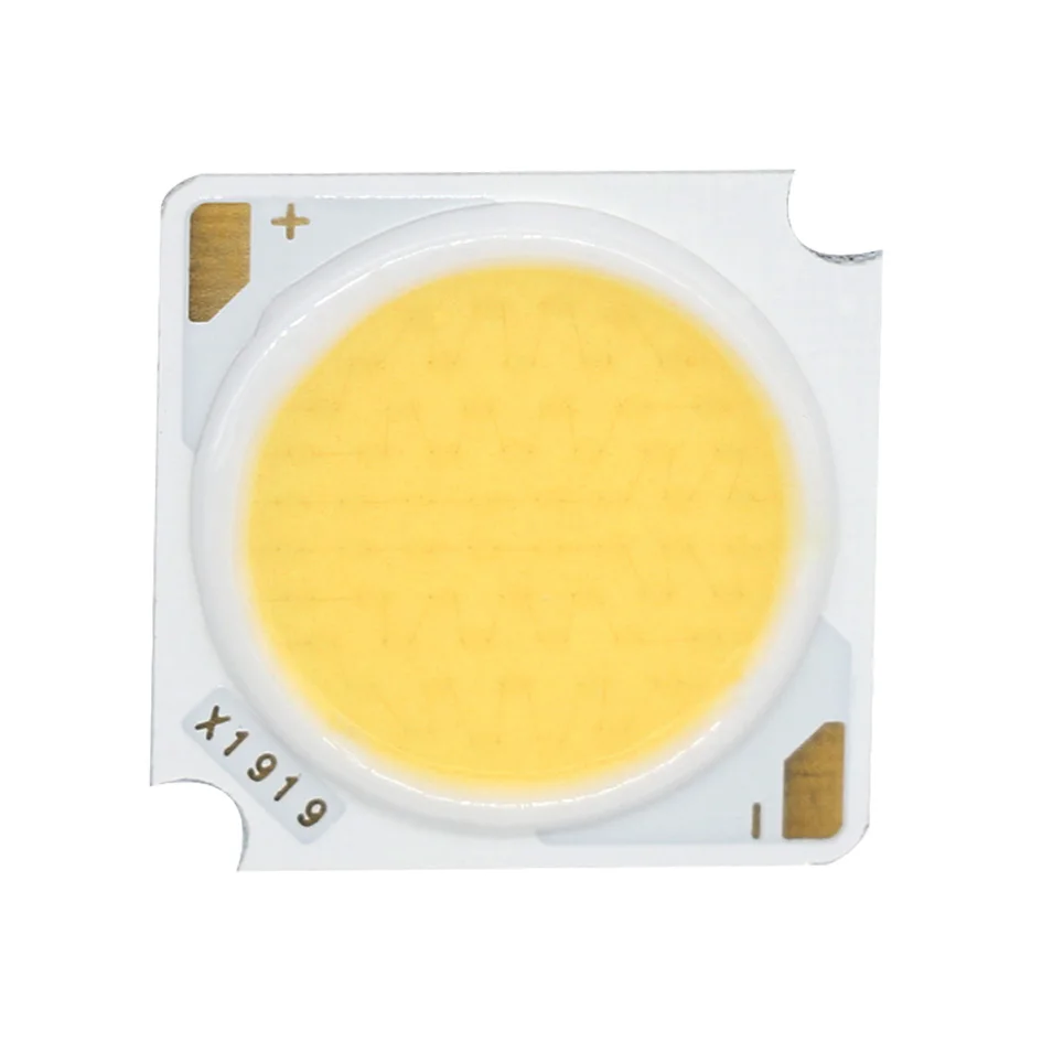 Description Picture 5 of item10Pcs CRI90 COB LED Light-emitting Diode Bridgelux Chip 10W 20W 30W 40W 50W 19mm DIY LED Bulb Spotlight Light Source Accessories
