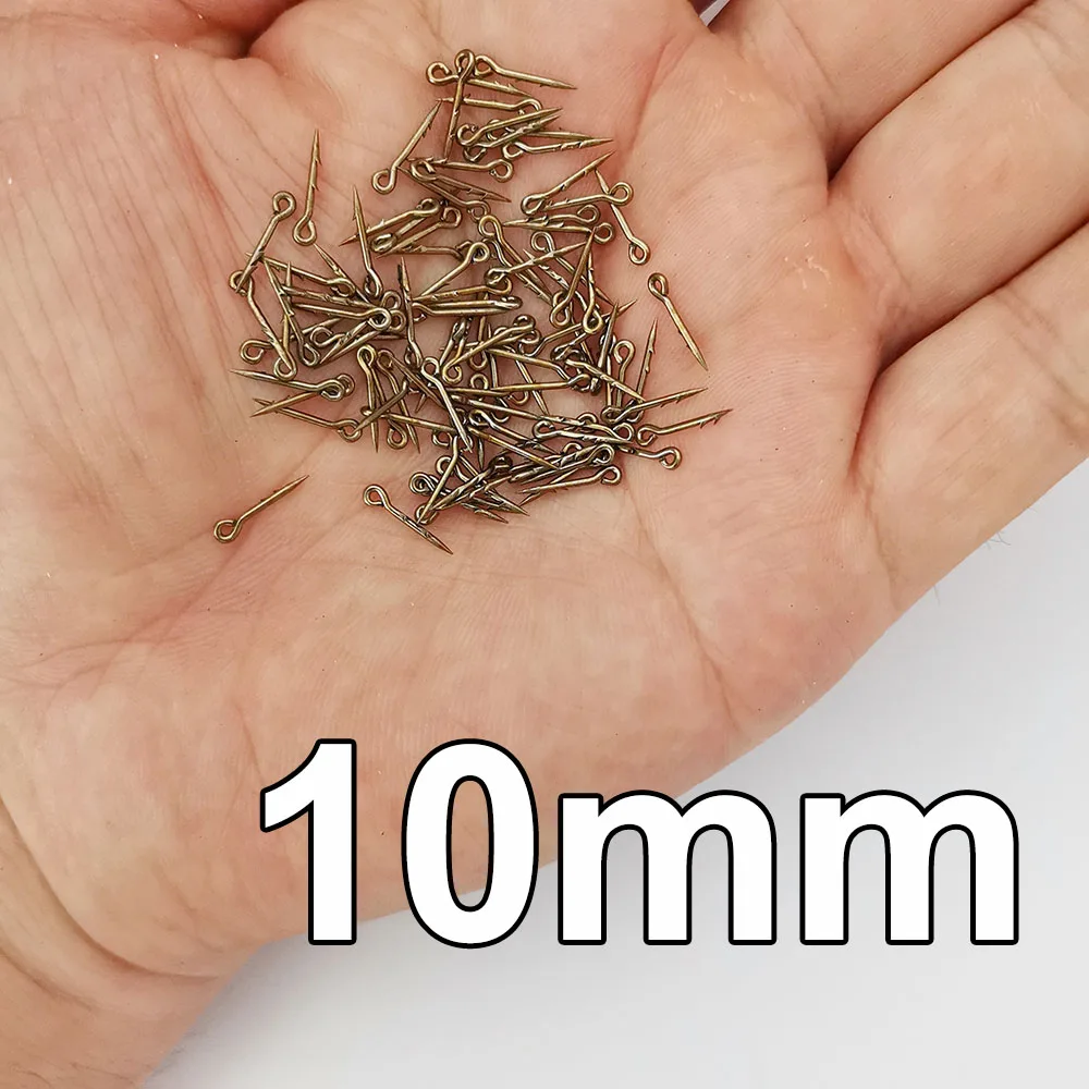Fishing Tackle Metal Bait Spike Carp Fishing Hook Bait Sting Boilies Pin Spike Maggot Corn Ronnie Hair Rig Carp Feeder