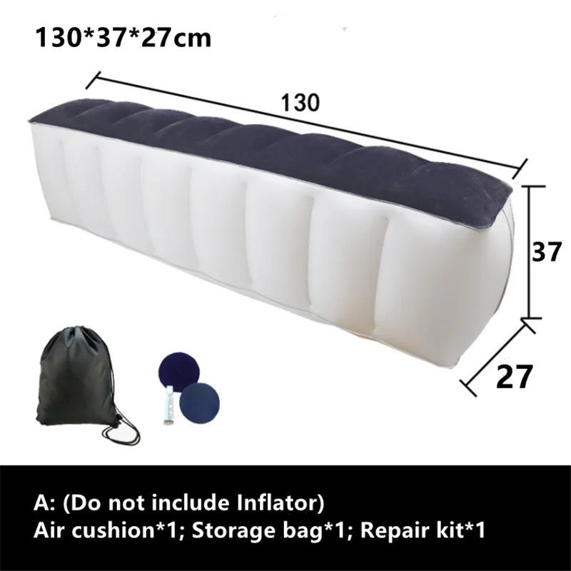Inflatable Car Travel Bed Gap Pad Air Mattress Rear Seat PVC Cushion For Camping Outdoor Durable Auto Back Seat Accessories