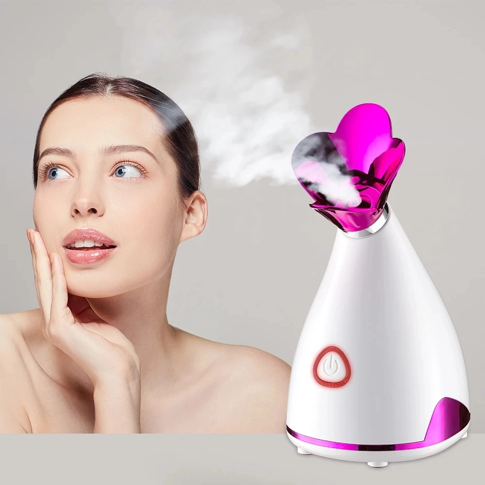 

Facial Steamer Large-Capacity Water Tank 100ml Gentle and Deap Cleaning Face Steamer Electric Spa Face Steamer Whitening