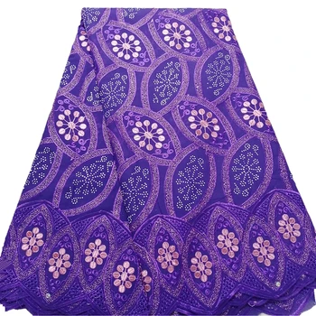 

Wonderful Design African Lace Fabric 2019 High Quality Purple Lace Swiss Voile Lace With Stones Swiss Voile Lace In Switzerland