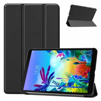 

For LG G Pad 5 10.1 Tablet Cover High Quality PU Leather Tri-Fold Stand Case