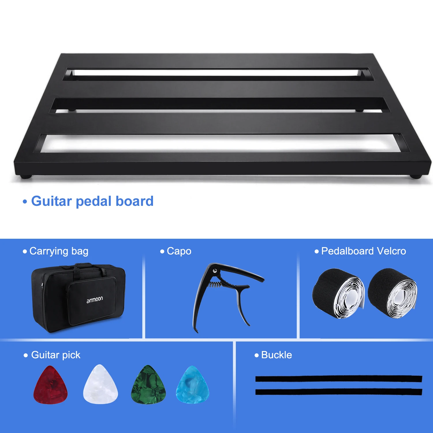 Ammoon LGuitar Effect Pedal Board Настройка DIY гитарная Педальная доска с волшебной лентой мини Педальная доска с волшебной лентой