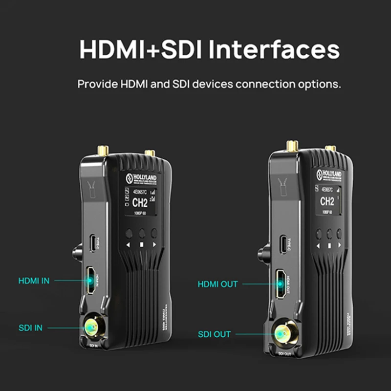 HOLLYLAND 400S 400FT HDMI+ SDI 1080P фото передатчик для камеры изображения беспроводной HD видео передачи приемник