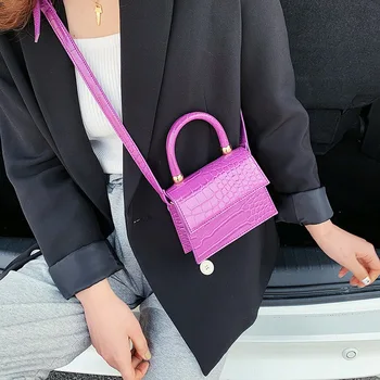 

Women Handbag PU Leather Crossbody Bags Flaps Pattern Female Fashion Shoulder Bag Lady Evening Party Handbags