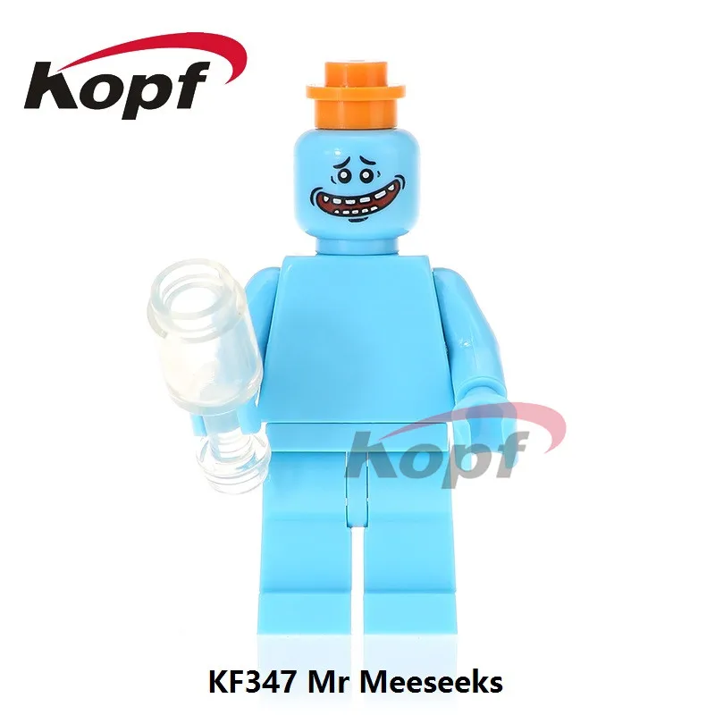 

20PCS Super Heroes Uzumaki Bricks Mr.Meeseeks Culture Customs Printed Ghostface Building Blocks Model Children Gift Toys KF347
